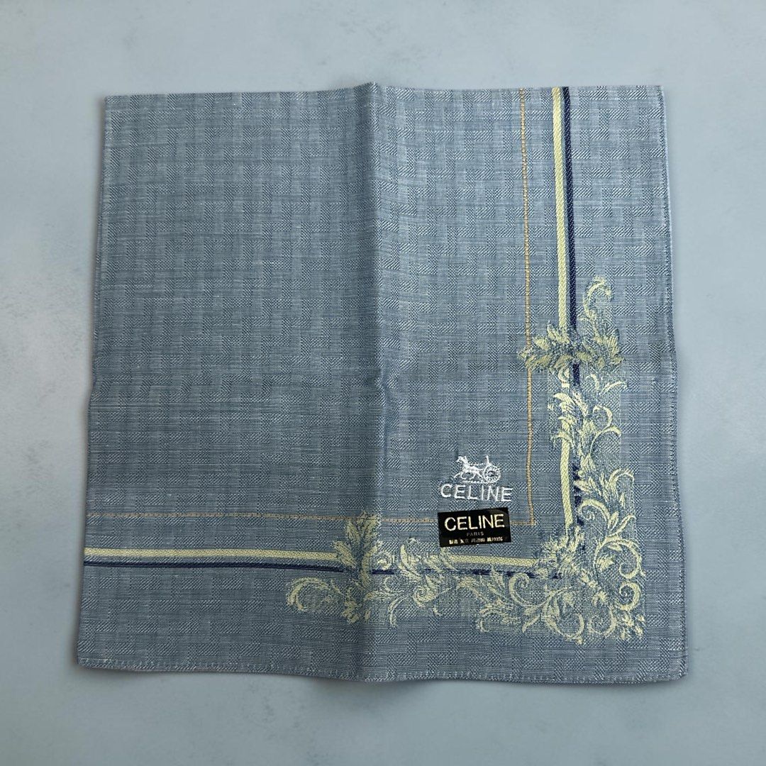 CELINE  HANDKERCHIEF Celine Handkerchief blue/biege pattern