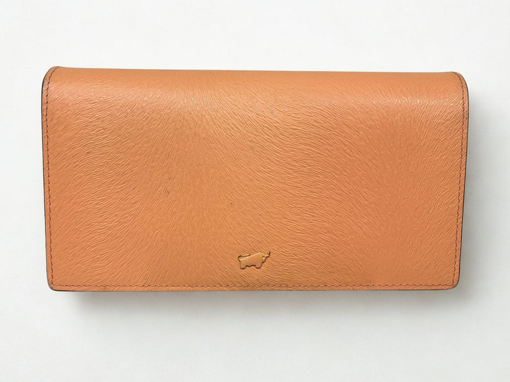 Braun Buffel Bifold Long Wallet Leather Milk Tea