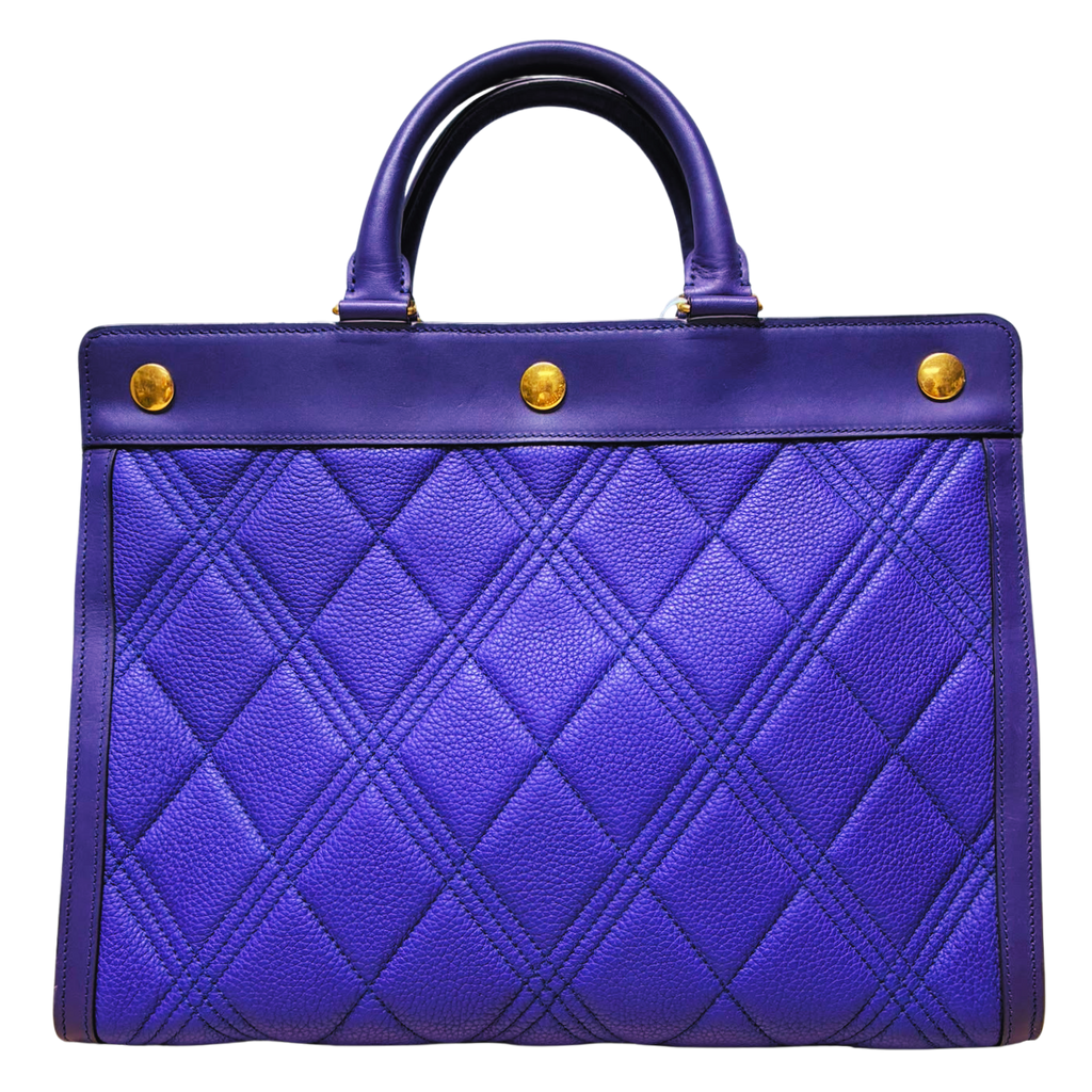 Mulberry HH3951 205U678 Marylebone Quilted Small Classic Handbag Indigo