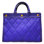 Mulberry HH3951 205U678 Marylebone Quilted Small Classic Handbag Indigo