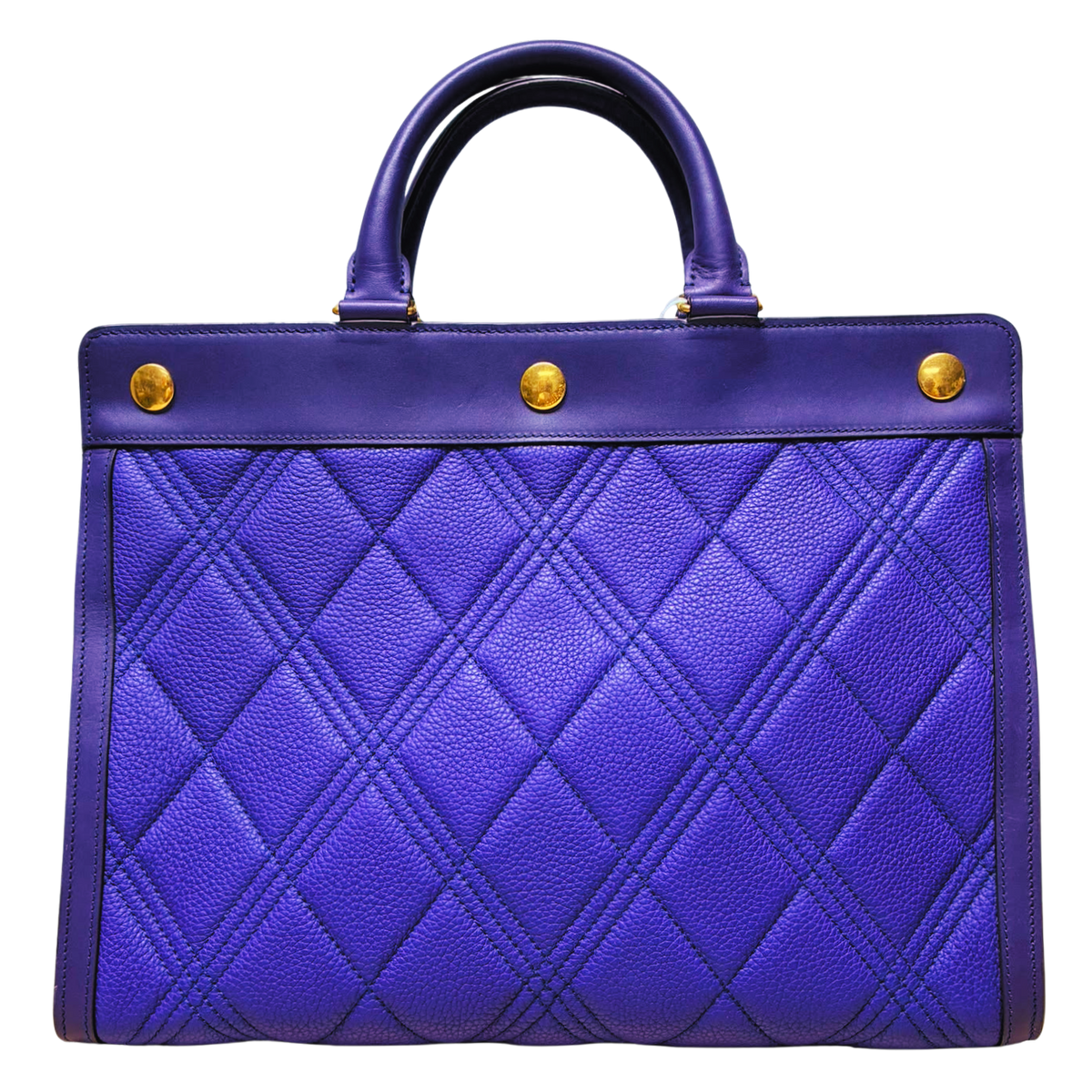 Mulberry HH3951 205U678 Marylebone Quilted Small Classic Handbag Indigo