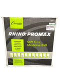 Champion Sports Rhino Promax Slam Balls, Soft Shell with Non-Slip Grip - Medicine Wall Ball for Slamming, Bouncing, Throwing - Exercise Ball Set for Weightlifting, TRX, Plyometrics, Cross Training