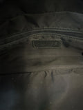 Chanel Black Nylon Jacquard Leather Handbag