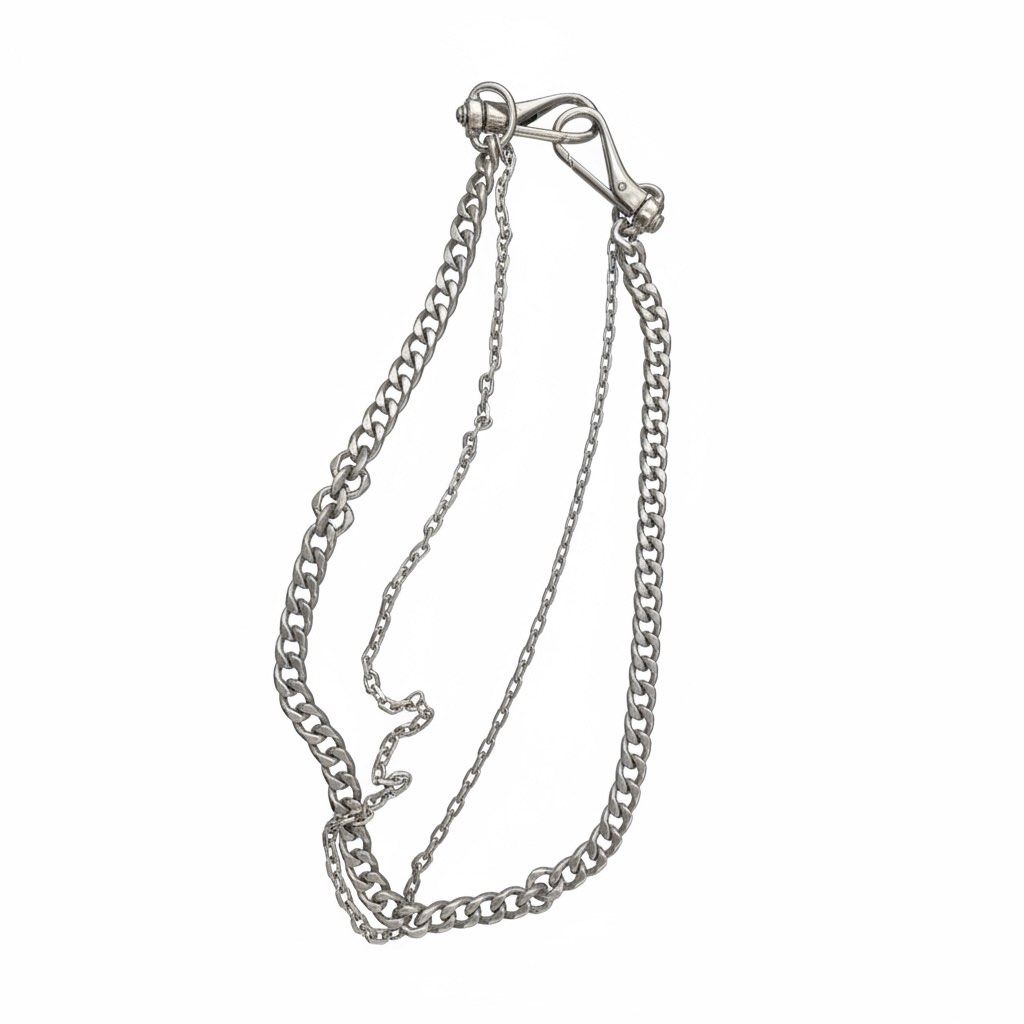 Charles & Keith Double Chain Stainless Steel Necklace