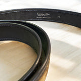 Christian Dior Belt with Gold Buckle
