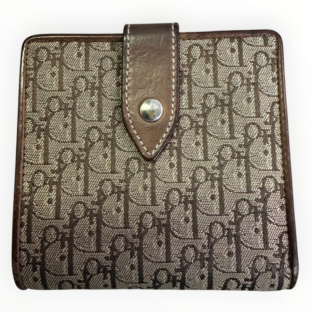 Christian Dior Brown Trotter Wallet