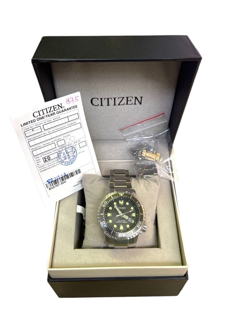 Citizen eco drive watch warranty sale