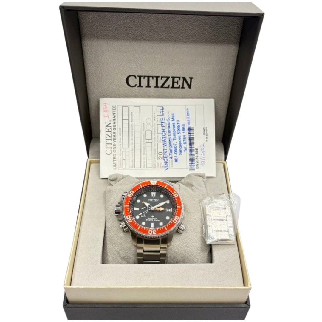 Citizen Eco-Drive ProMaster Aqualand BN2039-59E 46mm Black Dial Watch Secondary image
