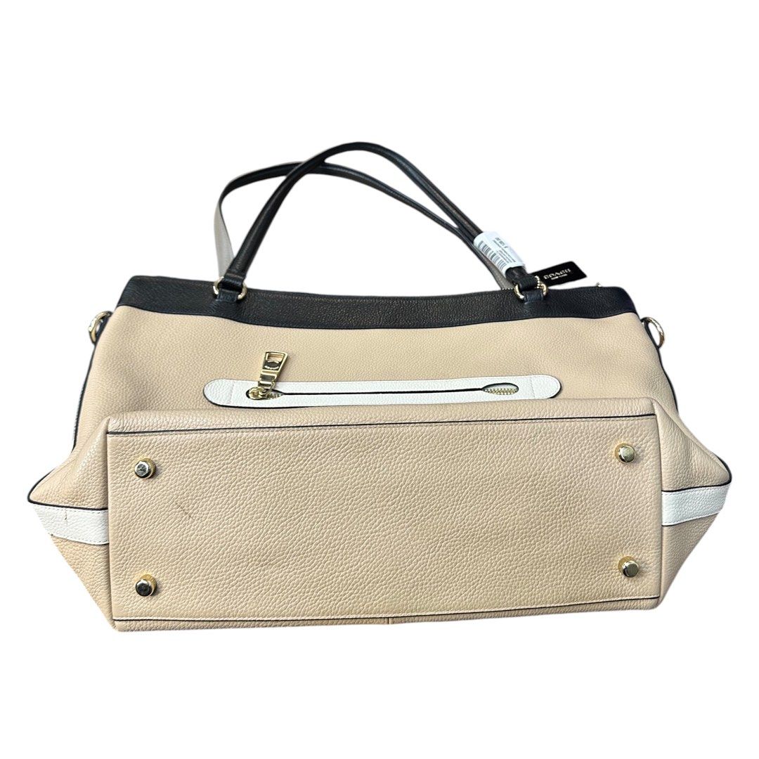 Coach Colorblock Tote Bag Crafted in Pebbled Leather Secondary image