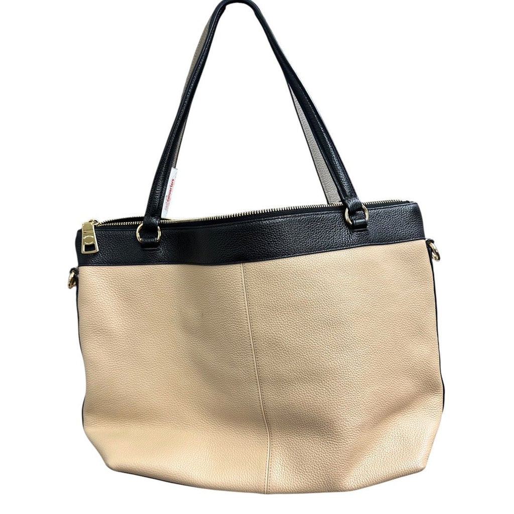 Coach Colorblock Tote Bag Crafted in Pebbled Leather
