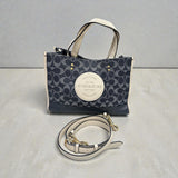 Coach Denim Tote Bag with Sling