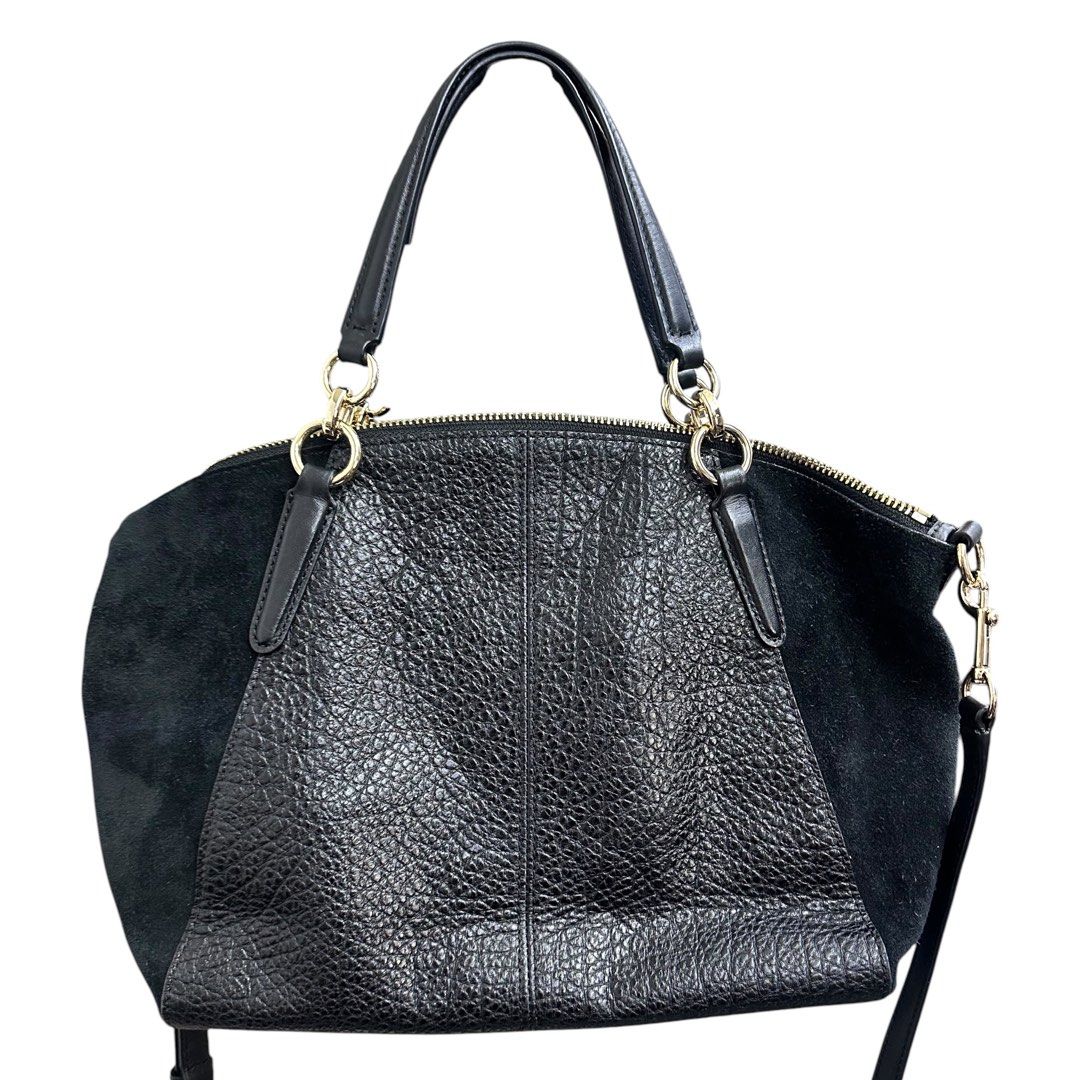 Coach Leather Tote Bag with Sling