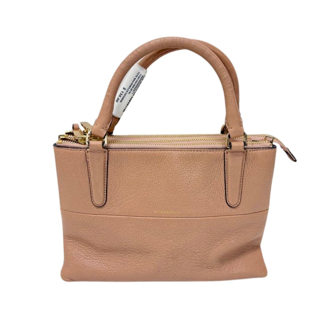 Coach Leather Pink Tote Bag with Shoulder Strap Main image