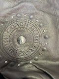 Coach Shoulder bag embossed  leather silver studs