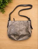 Coach Shoulder bag embossed  leather silver studs
