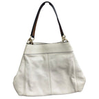 Coach Leather Shoulder Bag – Cream/Off-White