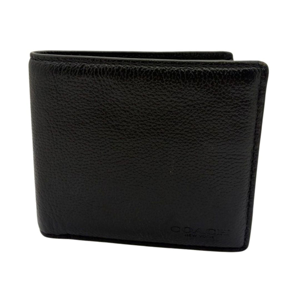 Coach Men’s Leather Bi-fold Wallet
