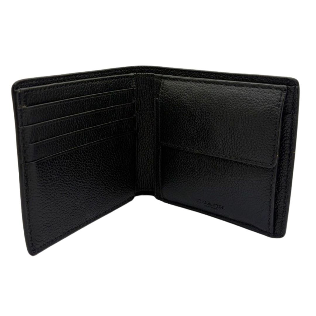 Coach Men’s Leather Bi-fold Wallet