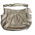 Coach Metallic Leather Shoulder Bag