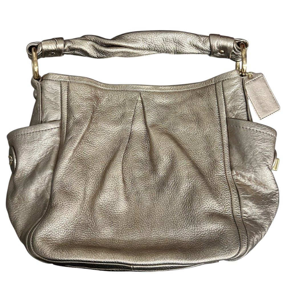 Coach Metallic Leather Shoulder Bag