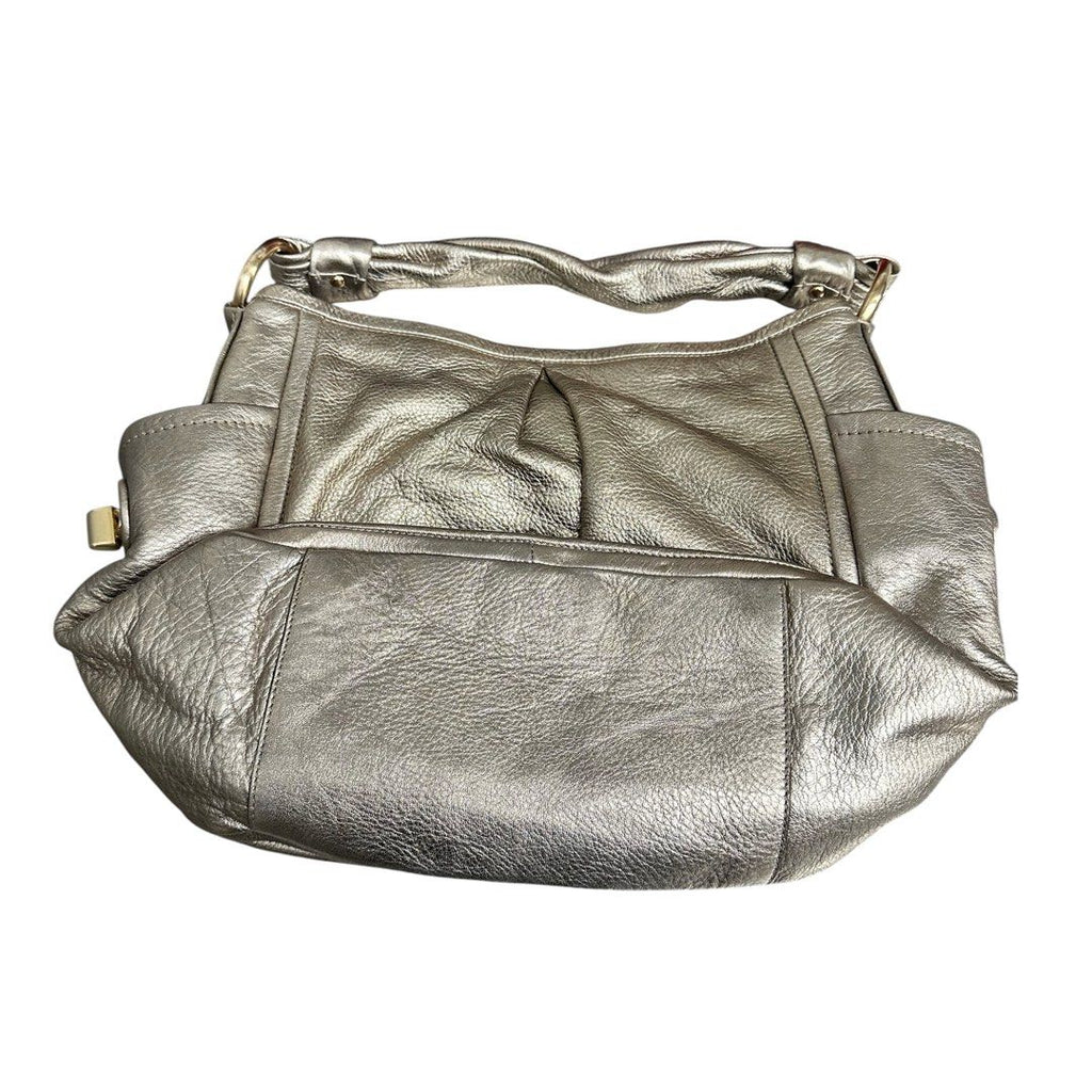 Coach Metallic Leather Shoulder Bag