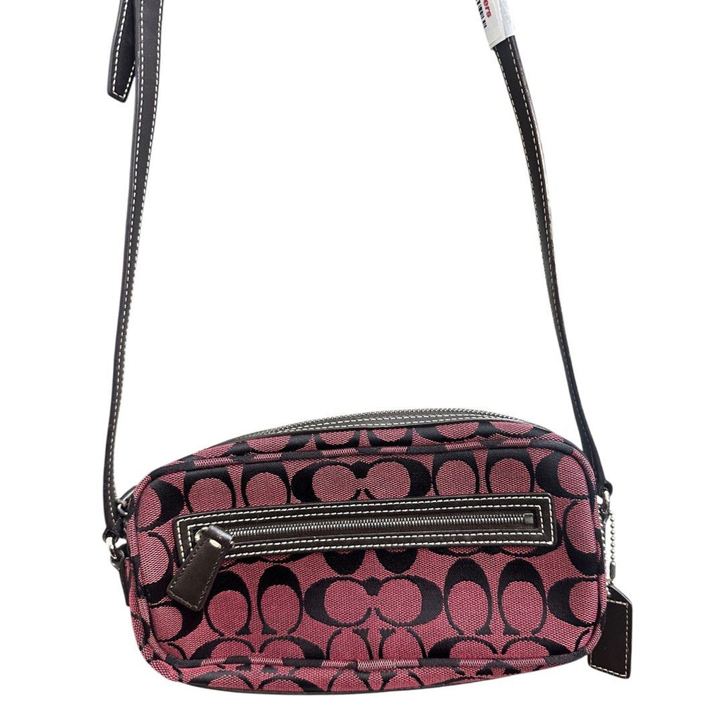 Coach 6078 Shoulder Bag-Plum Red