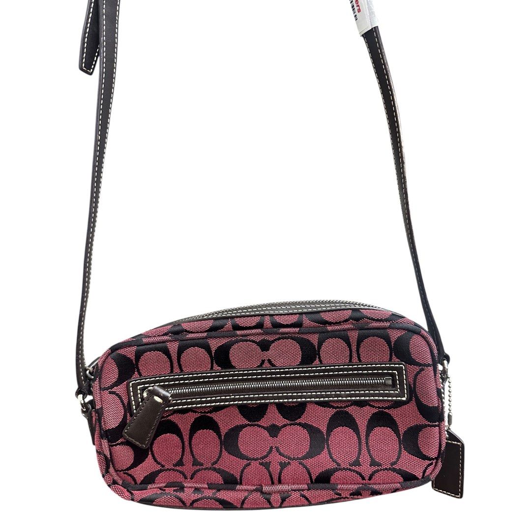 Coach 6078 Shoulder Bag-Plum Red