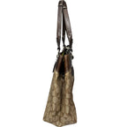 Coach Signature Kisslock Shoulder Tote Bag
