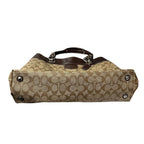 Coach Signature Kisslock Shoulder Tote Bag