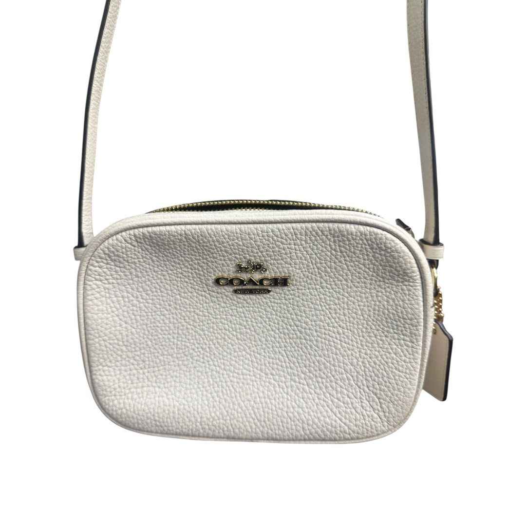 Coach Leather Sling Bag, White Main image