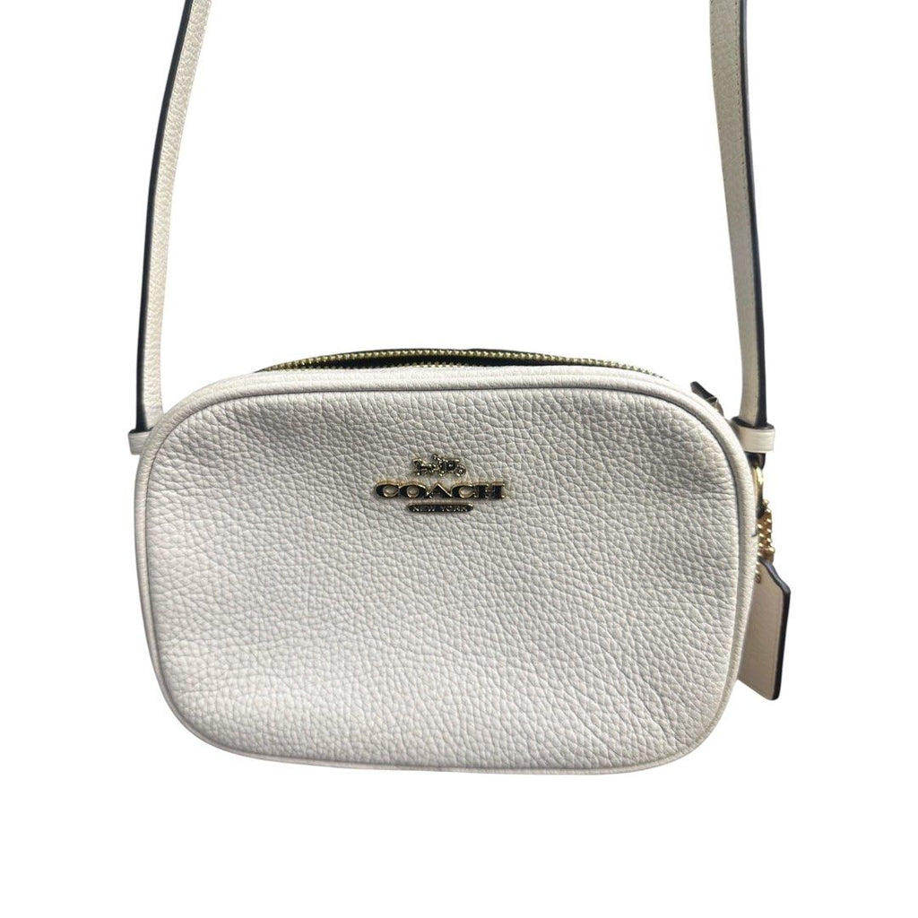 Coach Leather Sling Bag, White
