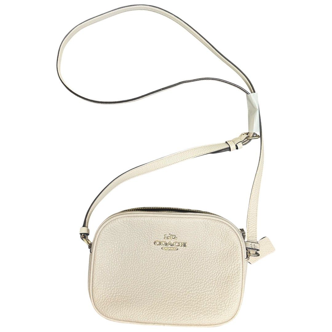 Coach Leather Sling Bag, White