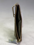 Coach Signature wristlet pouch with chain strap (H11 x L17 cm)