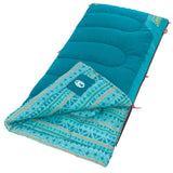 Coleman Kids 50°F Sleeping Bag for Children up to 5ft Tall, Glow in The Dark Design, Machine Washable