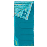 Coleman Kids 50°F Sleeping Bag for Children up to 5ft Tall, Glow in The Dark Design, Machine Washable