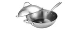 Cooks Standard Nc-00233 13 Inch Stainless Steel Wok With Lid