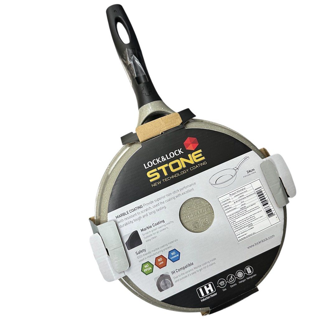 Lock & Lock Stone Marble Casting Frying Pan 24cm LCA6243D Secondary image