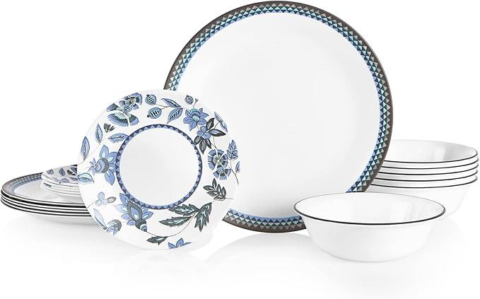 Corelle 18Piece Dinnerware Set Service For 6 Veranda