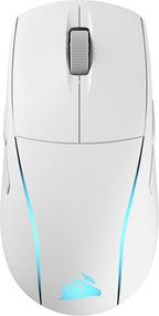 CORSAIR CH-931D011-AP M75 WIRELESS Lightweight RGB Gaming Mouse, Supports iCUE for FPS, 3.1 oz (89 g), 26000 DPI with QUICKSTRIKE, Bluetooth/SLIPSTREAM Wireless Connection, White