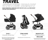 Cybex Balios S Lux 2 Stroller - Silver Frame and Moon Black Seat