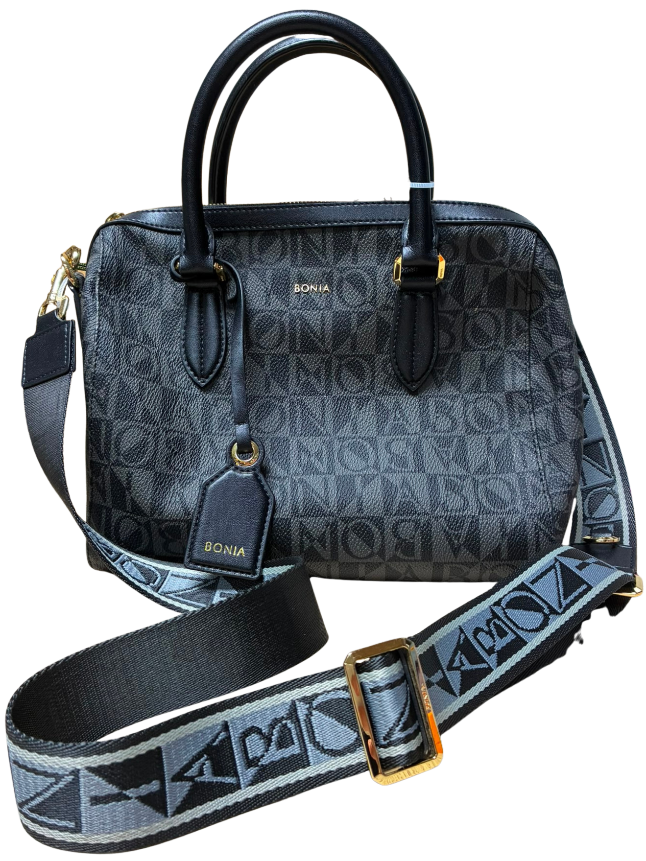 Bonia 801391315083 Martina Monogram Satchel Bag Secondary image