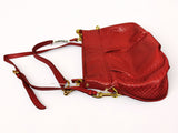 Tocco Toscano Red Leather Bag