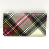 Vivienne Westwood Tartan Leather Long Wallet