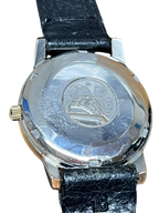 Omega Constellation Date Wind Black face Yellow Gold Casing Wrist Watch