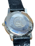 Omega Constellation Date Wind Black face Yellow Gold Casing Wrist Watch