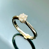 PT900 Solitaire Diamond Ring