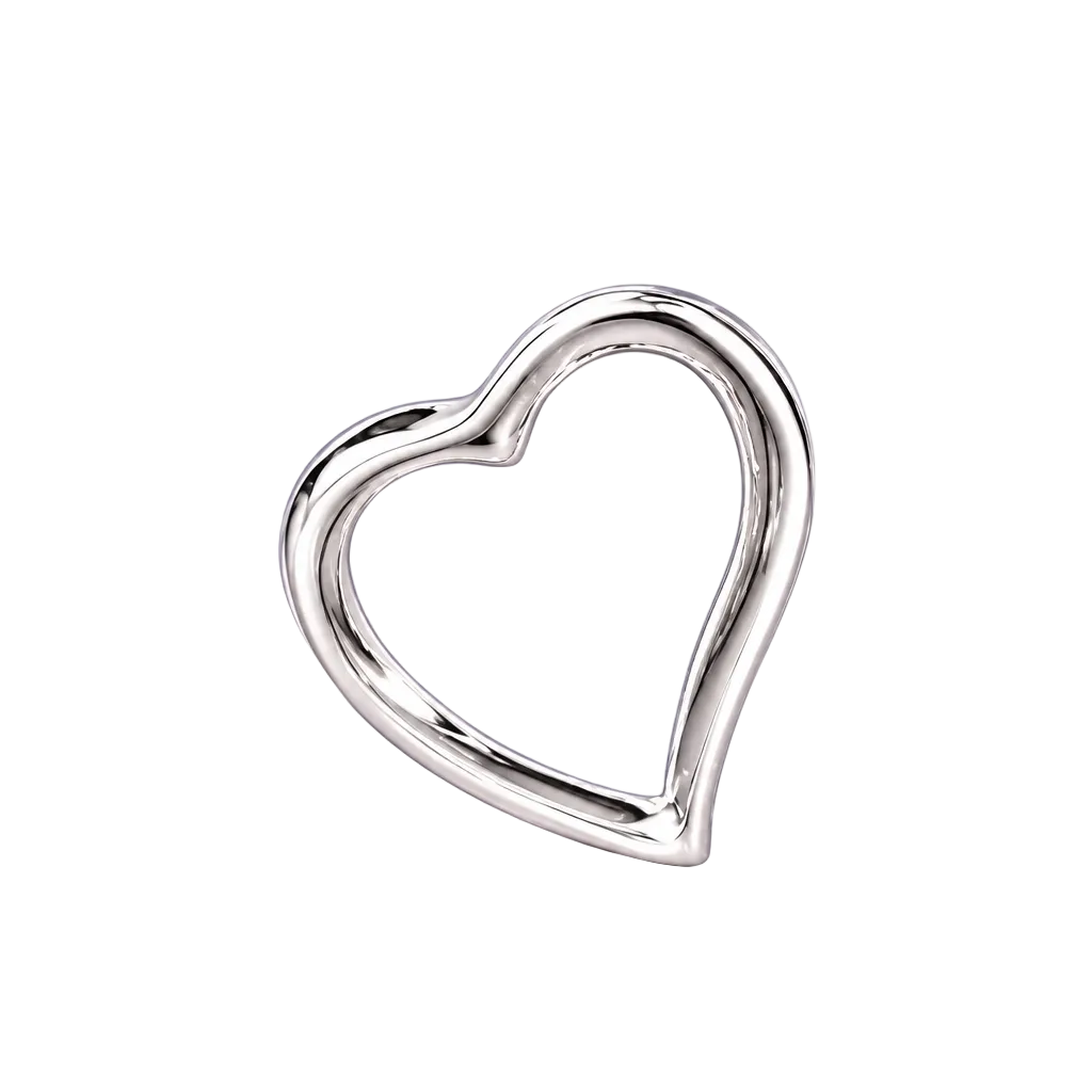 750WG Open Heart Pendant 1.0GM