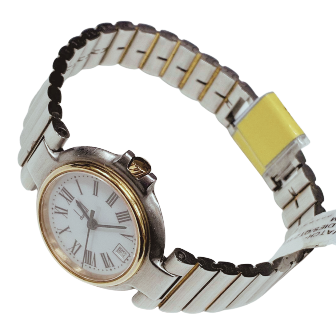Alfred Dunhill Millennium T00 Quartz Womens Two Tone Wristwatch