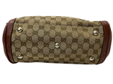 Gucci Brown Medium GG Canvas Satchel