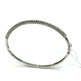 750WG Diamond Bangle